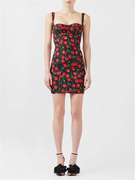 dolce and gabbana cherry dress